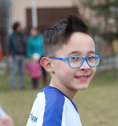 boy with glasses