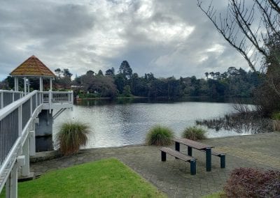 A coffee stop at the lovely Victoria Park in Whanganui after Kia Puawai training.